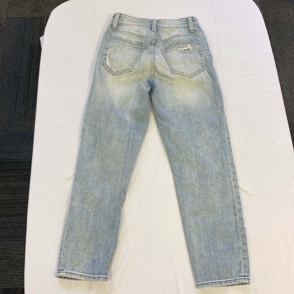 Willow & Root Buckle High Rise Mom Fit Distressed Jeans Women’s Size 24 - Picture 9 of 15